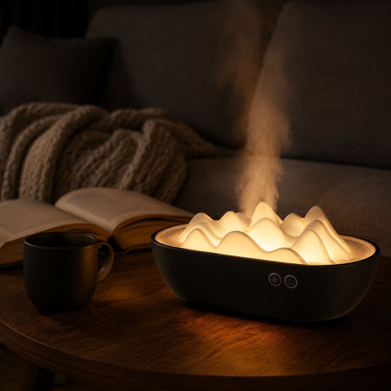 Easy-to-Use Mini Humidifier with LED Light
