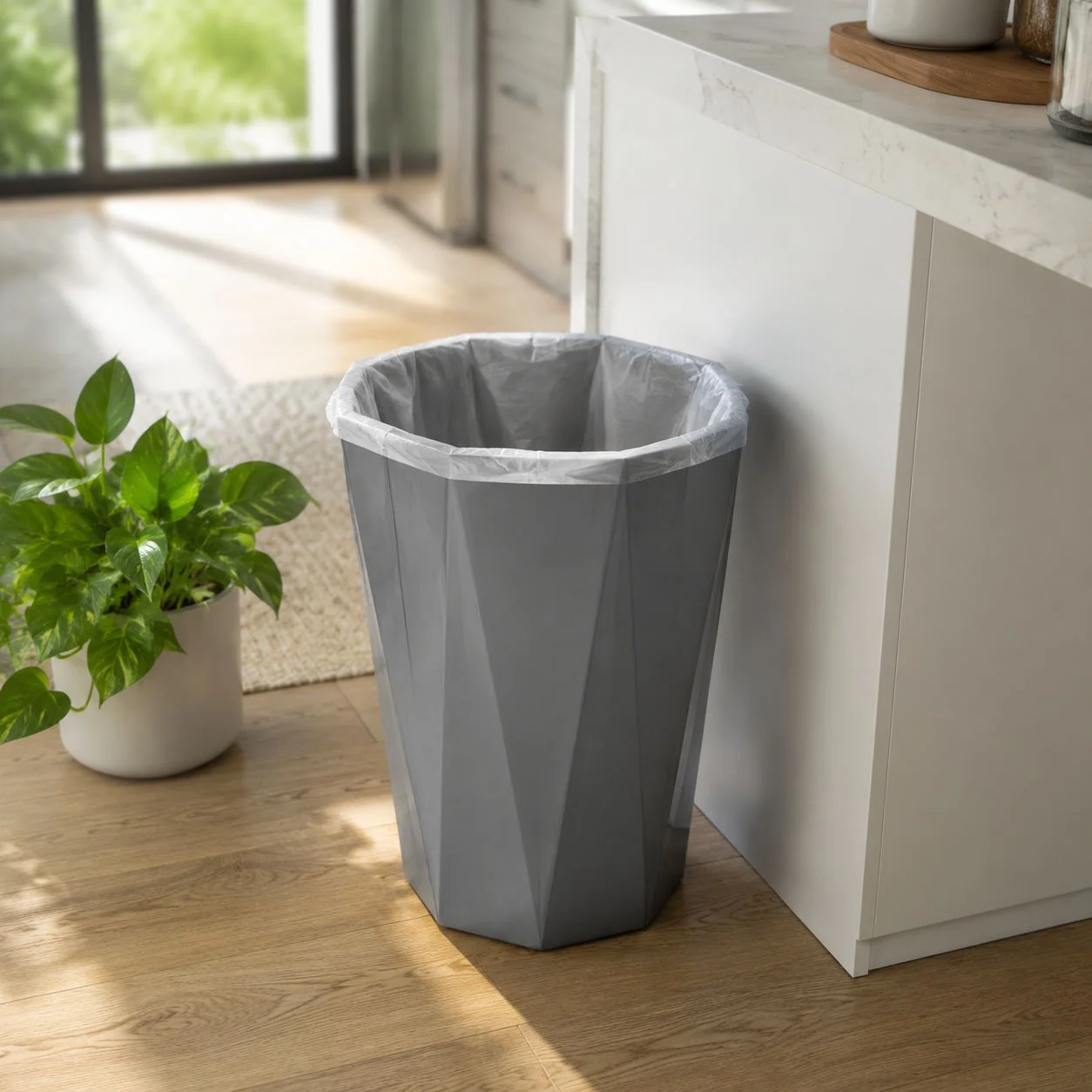 Nordic Style Large Capacity Multifunctional Trash Can