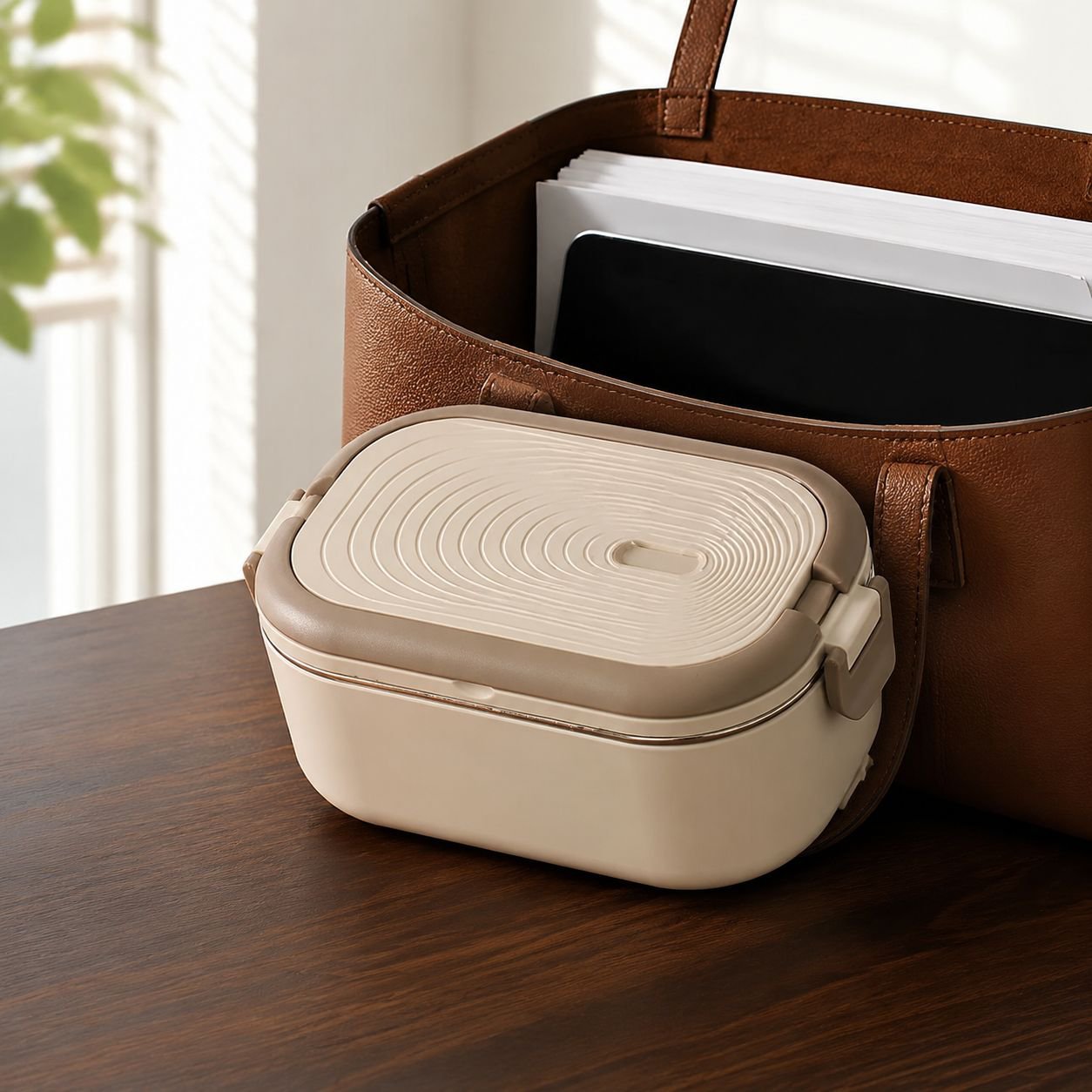 Plug-in Portable Lunch Box with Heating and Insulation