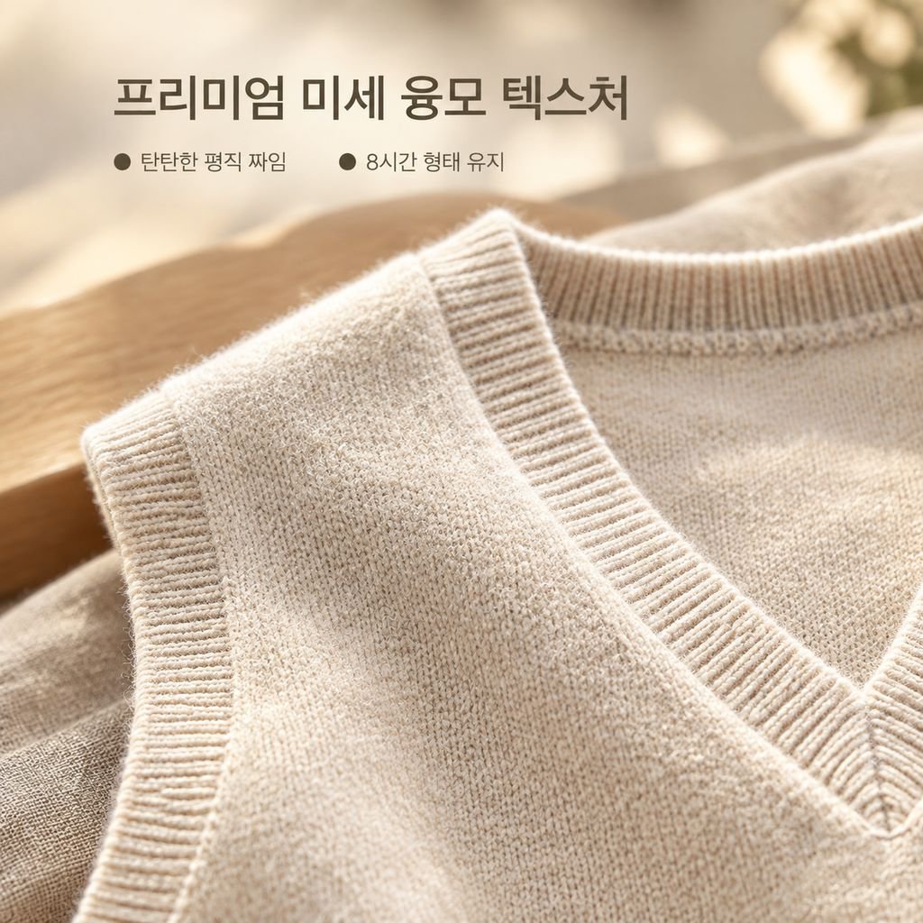 여성용 니트 조끼
