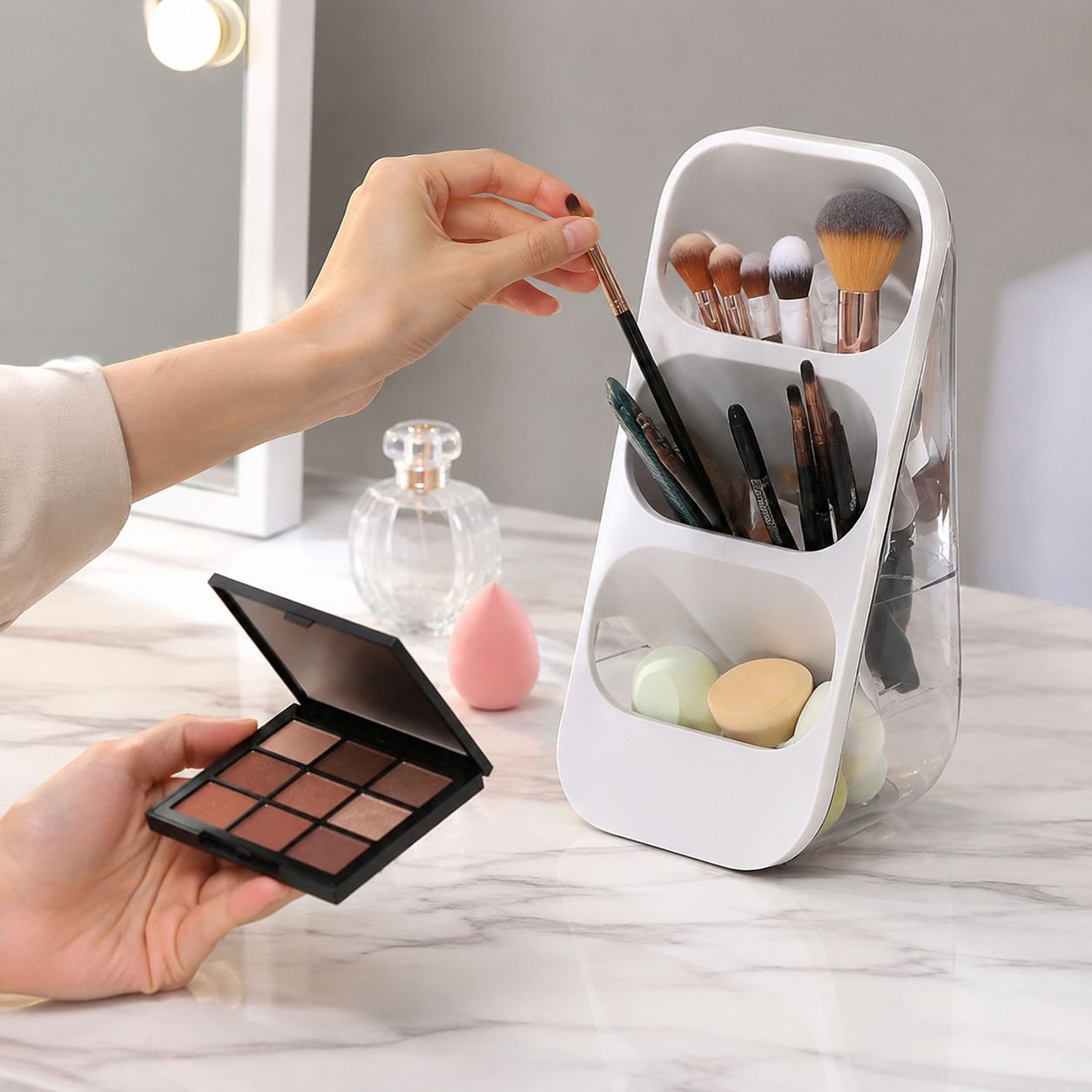 Multi-purpose storage box for office supplies