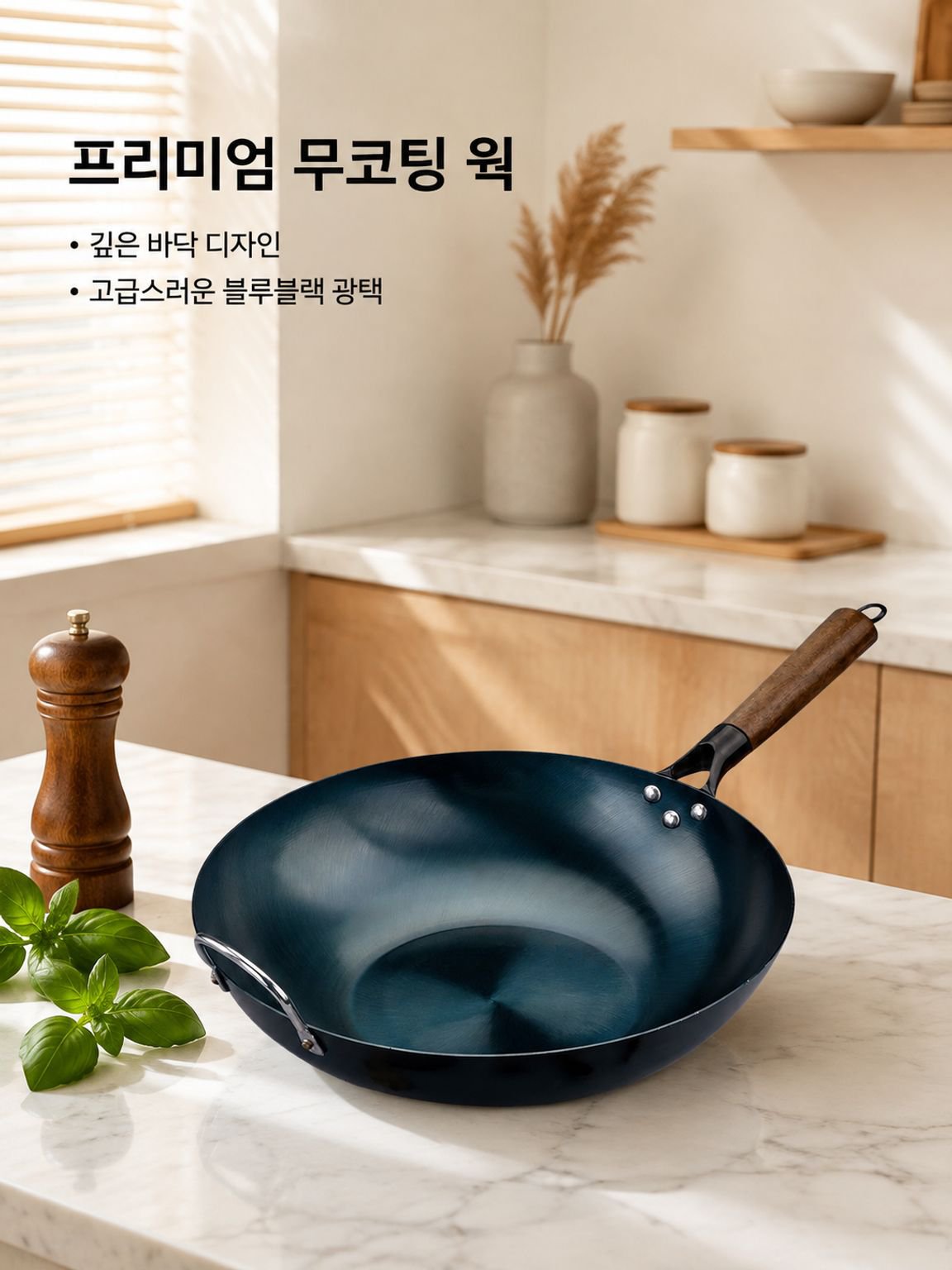 코팅되지 않은 가정용 철팬