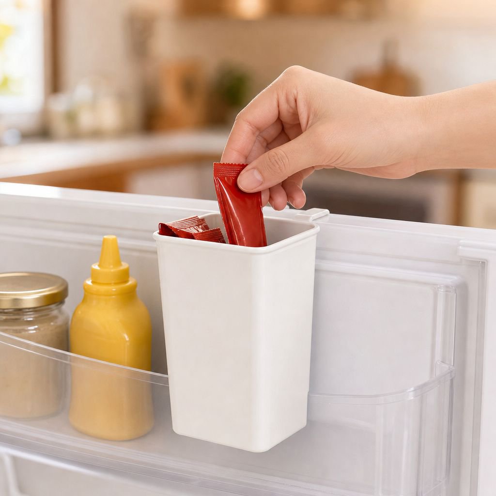 Kitchen Hanging Utensil Organizer for Fridge Door
