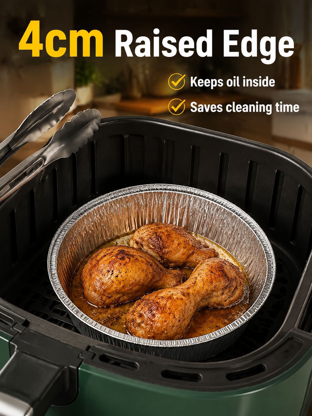 Air fryer special tinfoil tray