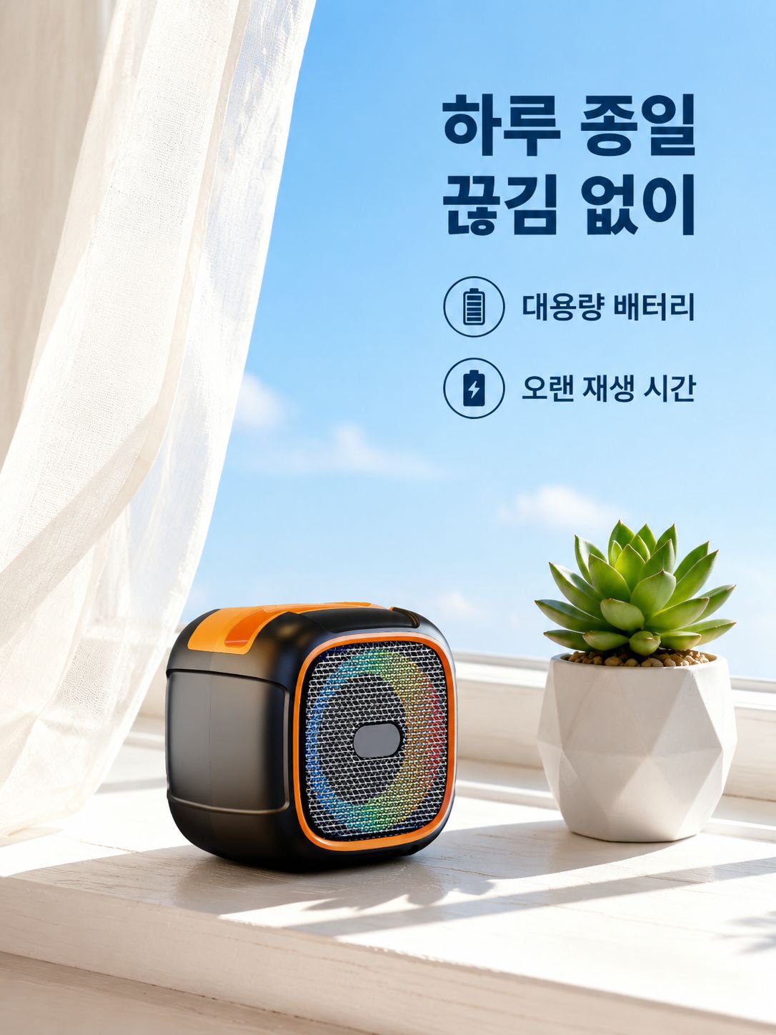 휴대용 블루투스 저음포 스피커