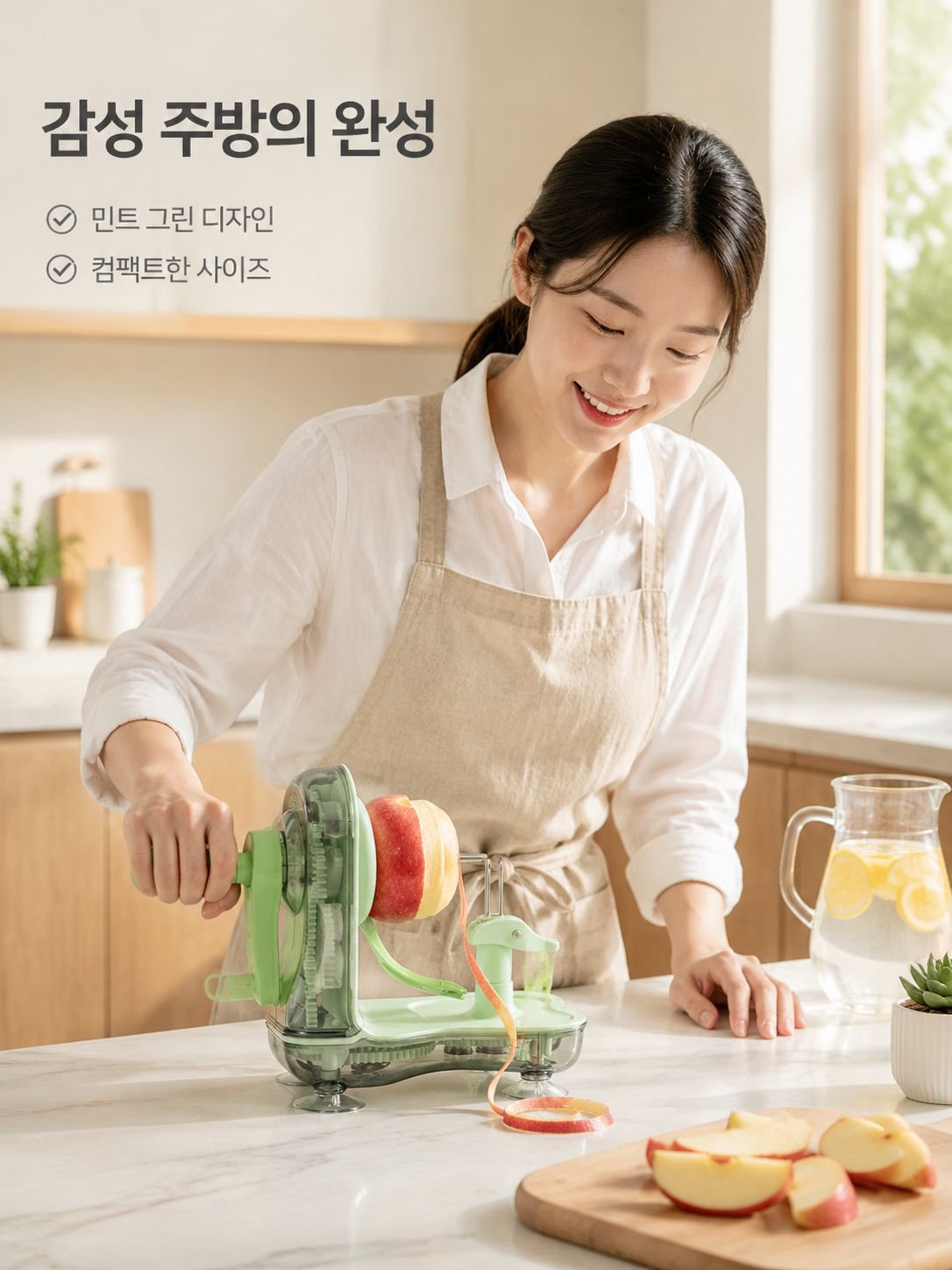 다기능 사과 껍질 벗기는 기계