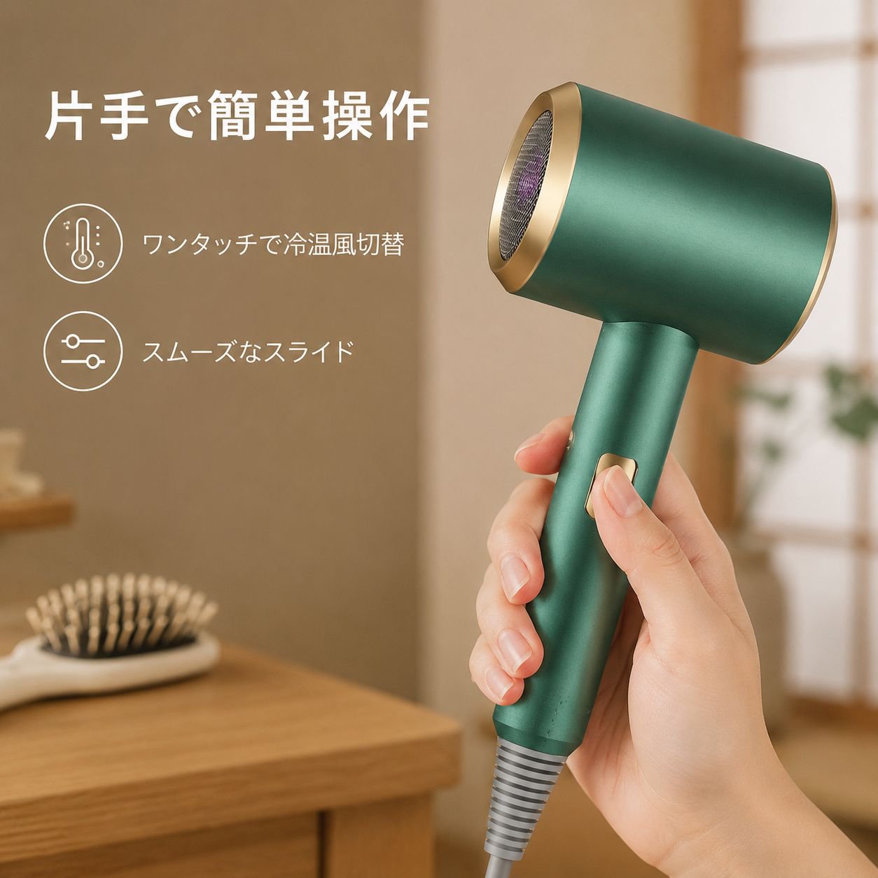 新型家庭用ヘアドライヤー