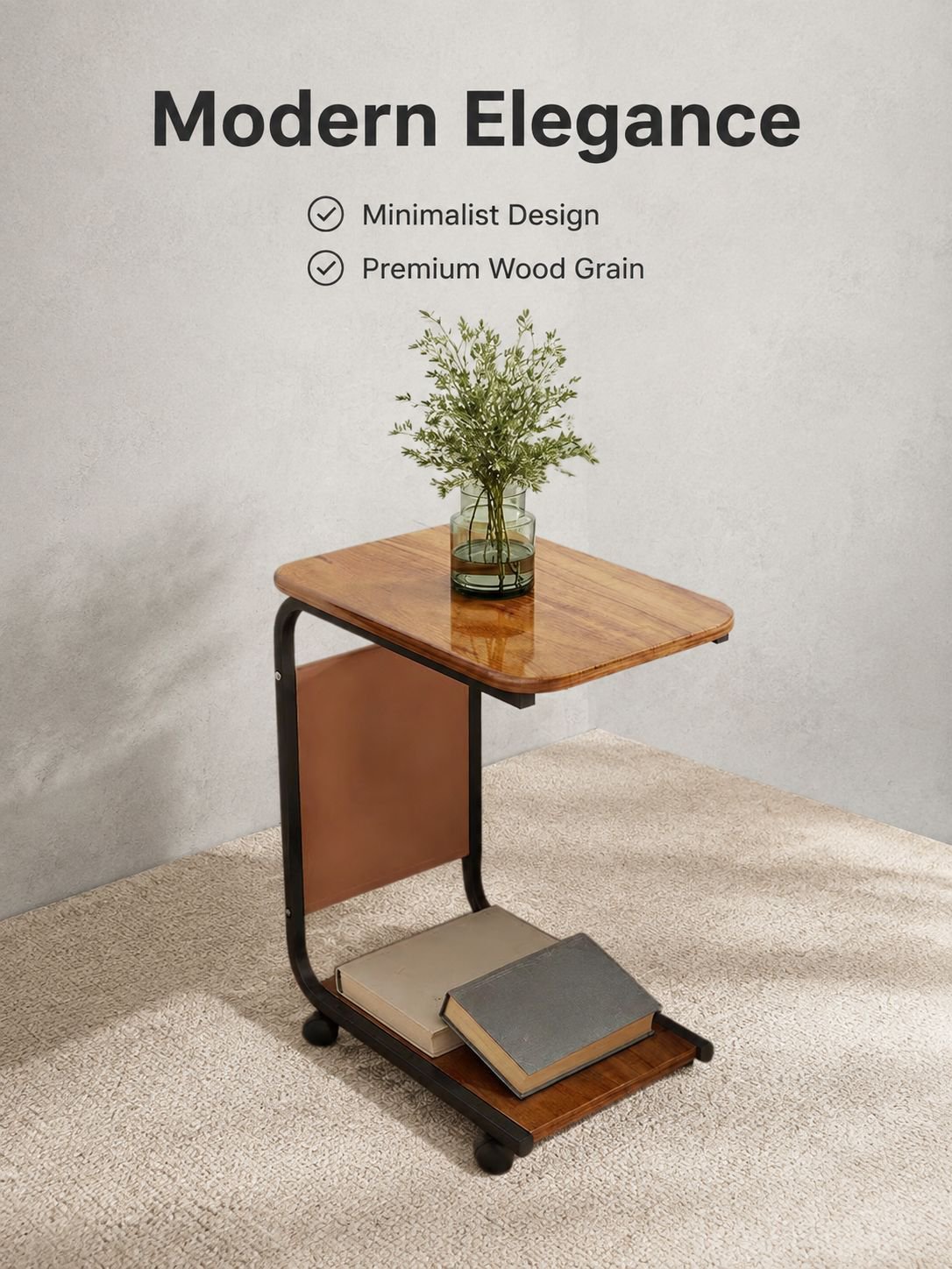 Multifunctional Small Table Sofa Side Coffee Table Corner End Table
