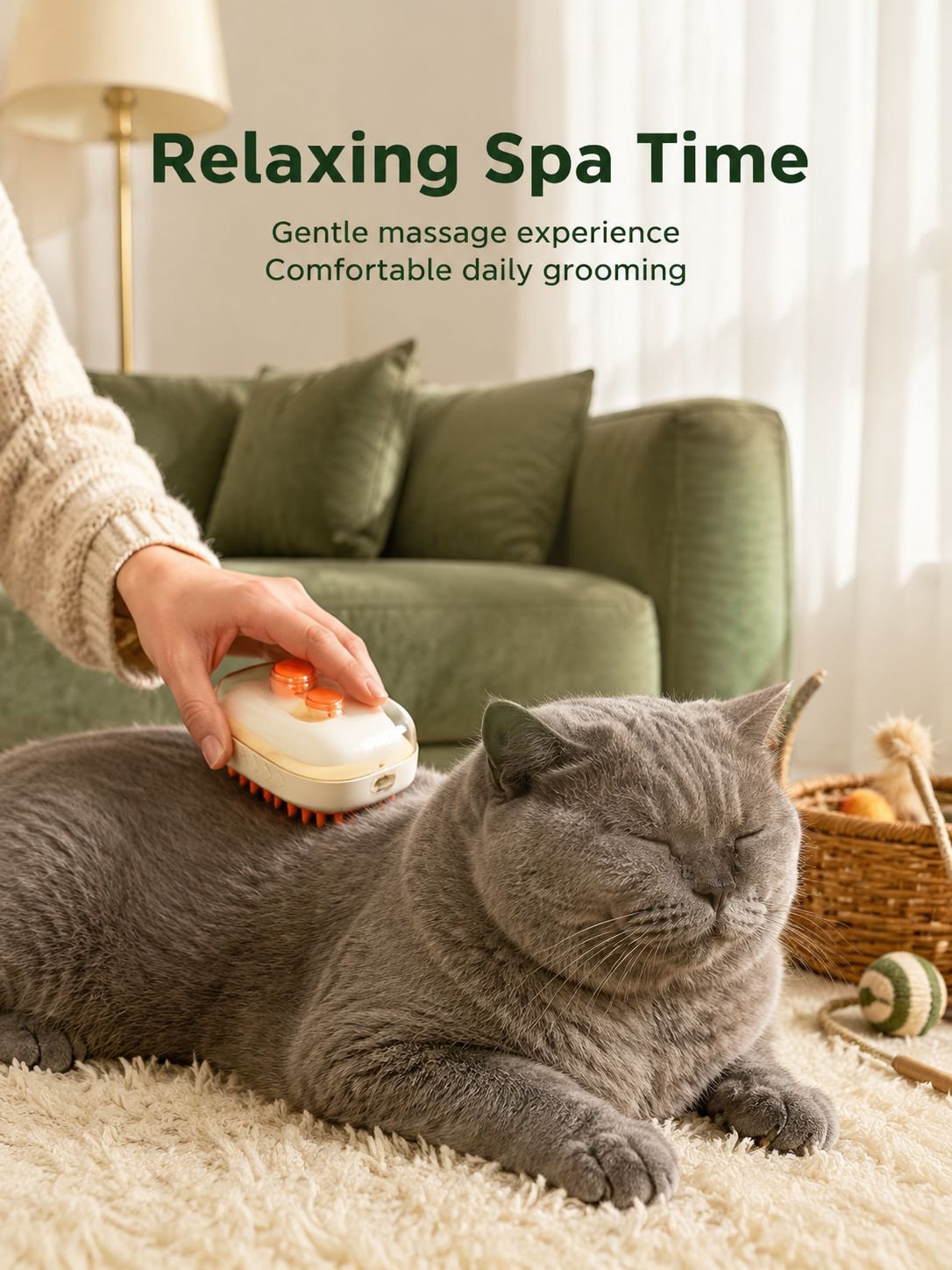 Cat Massage Grooming Comb