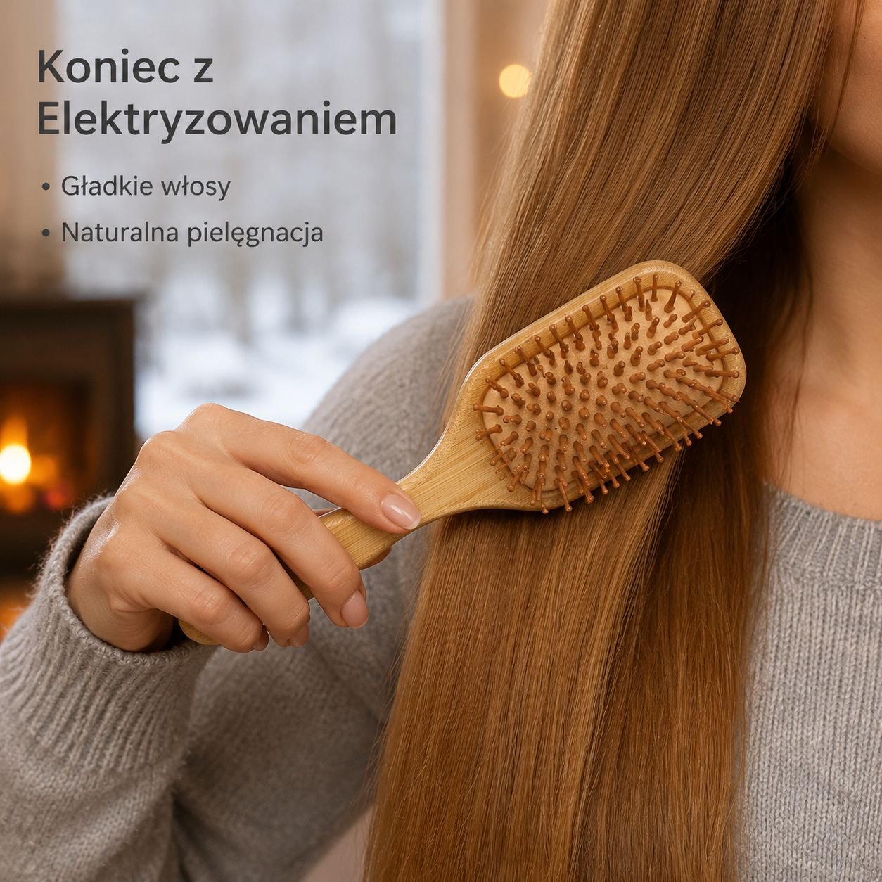 Grzebień do masażu głowy i stylizacji włosów do użytku domowego