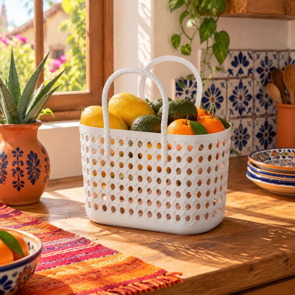 Canasta aireada para frutas para el hogar