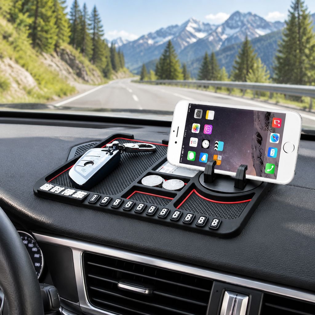 Mobile phone car bracket suction cup car supplies instrument panel car car fixed navigation 2024 new