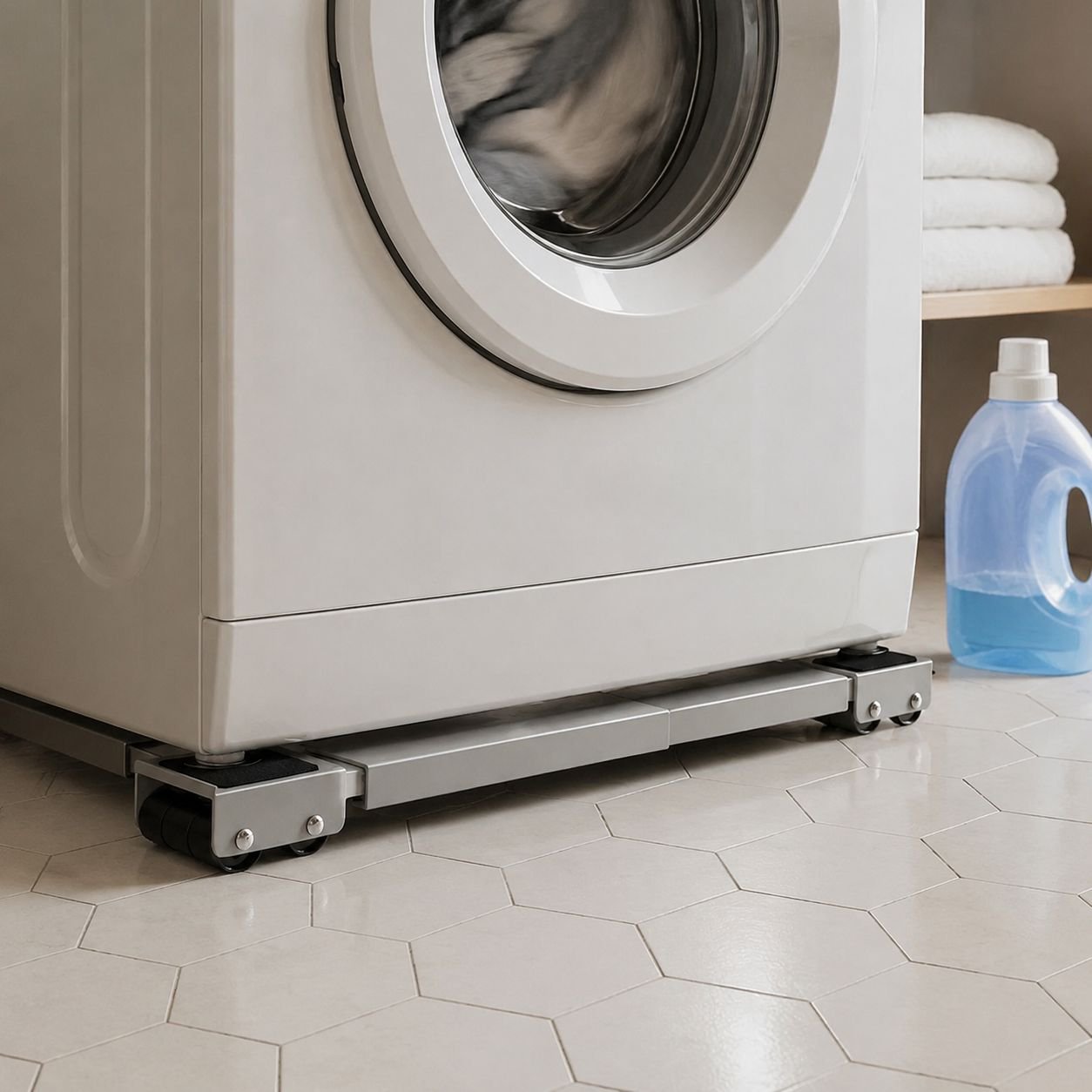 Base antidérapante pour machine à laver
