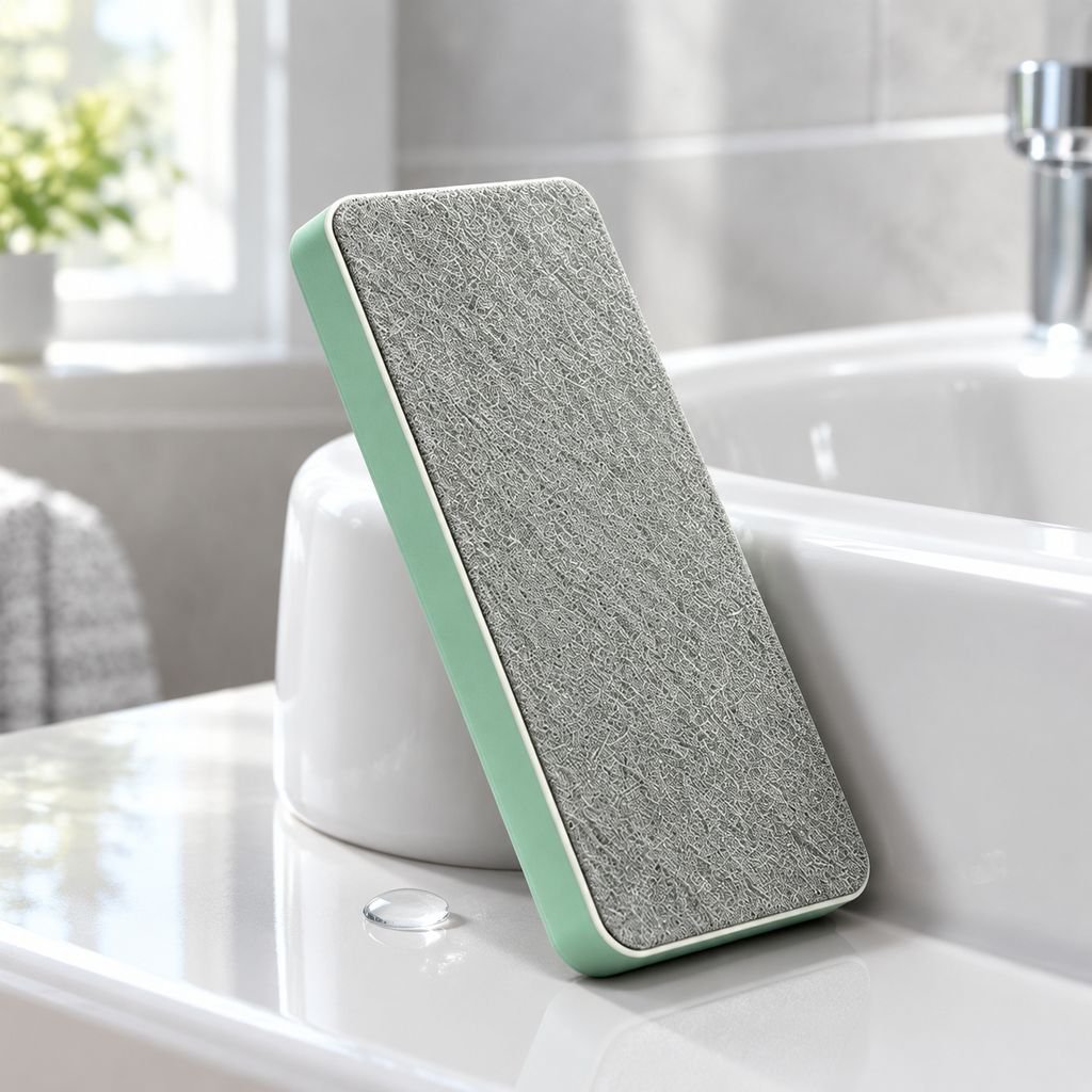 Powerful Water Scale Cleaning Pad - For Bathroom Glass, Mirror, Tile, and Stains