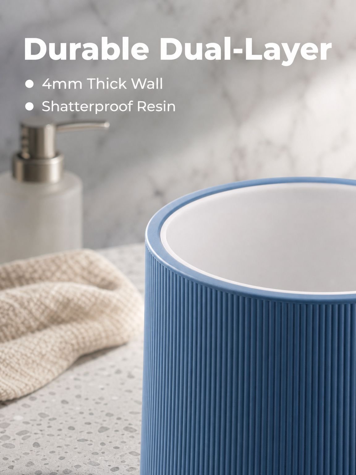 Thick, simple and fashionable mouthwash cup
