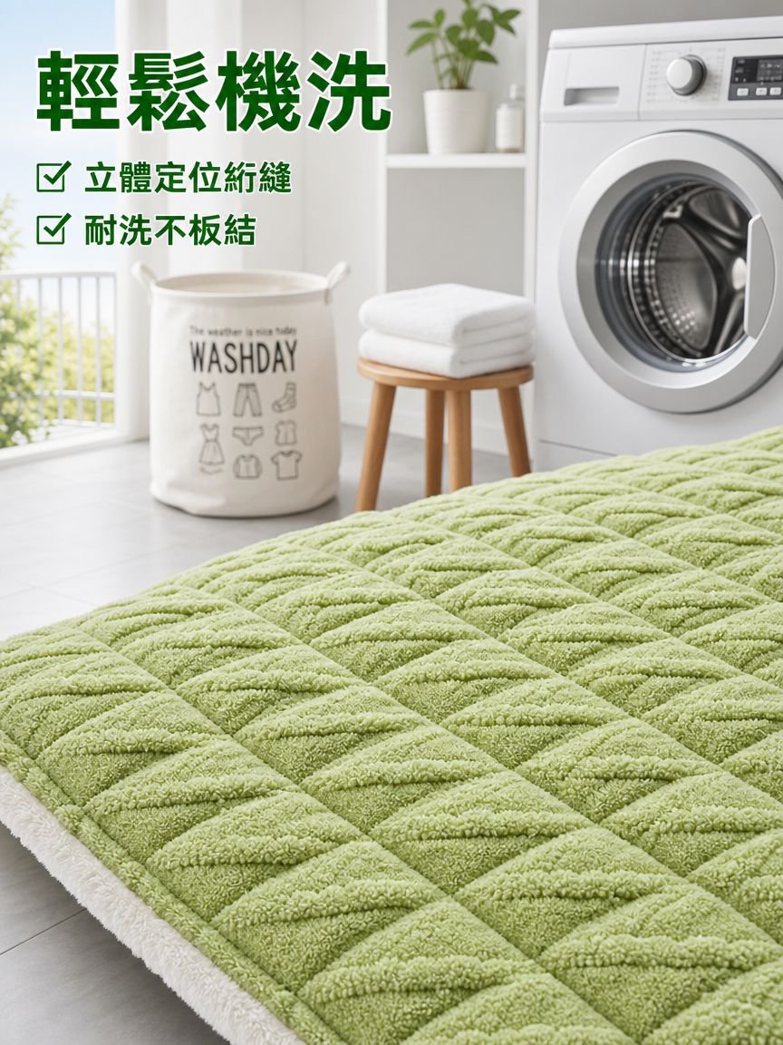 加絨保暖床墊
