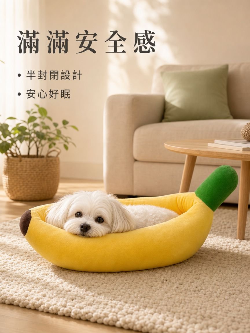 狗狗寵物香蕉墊