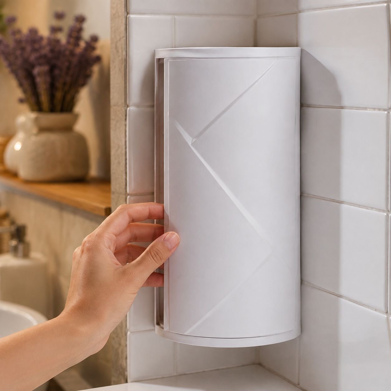 Triangle Shelf for Vanity Bathroom Organizer