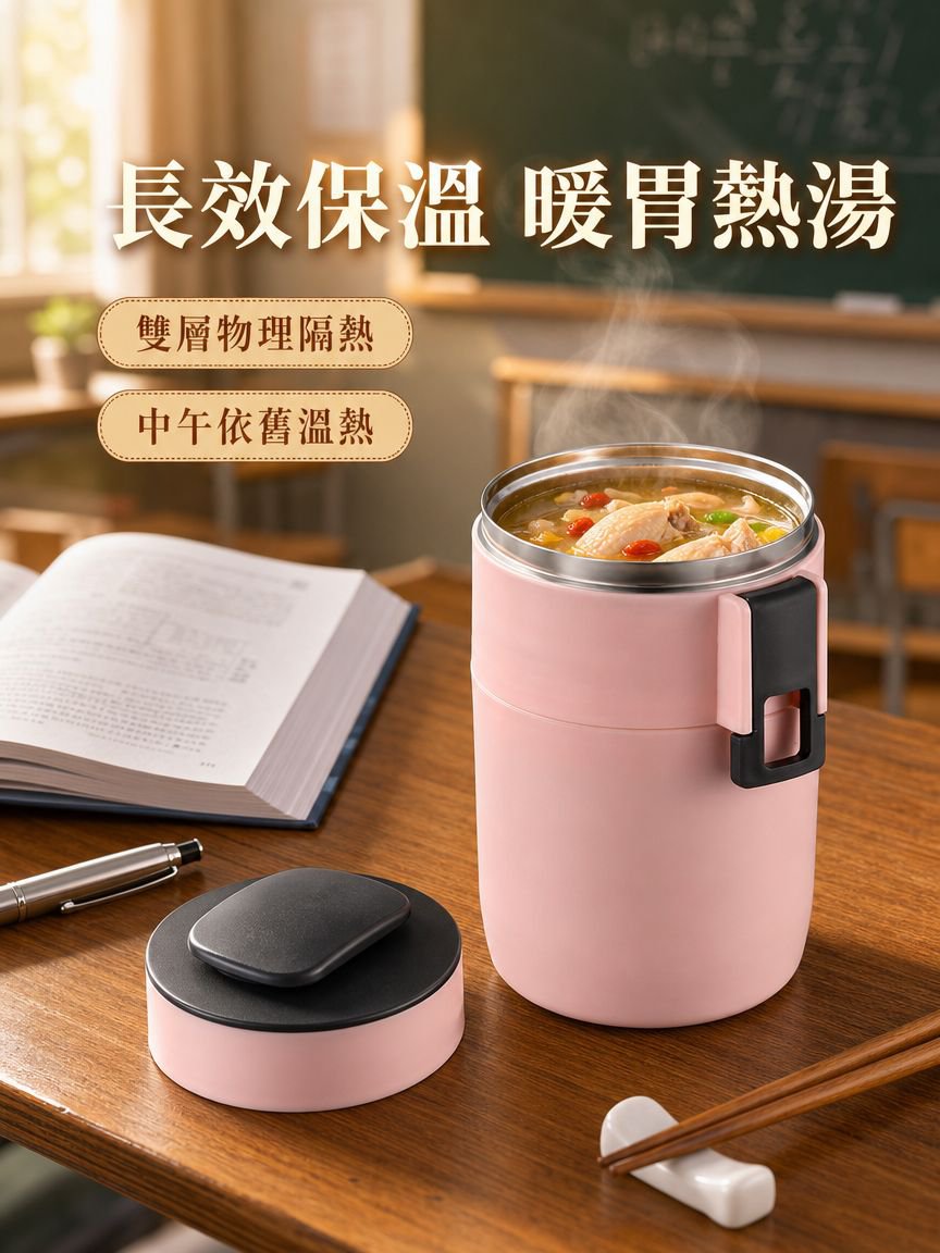 不鏽鋼學生便攜保溫杯
