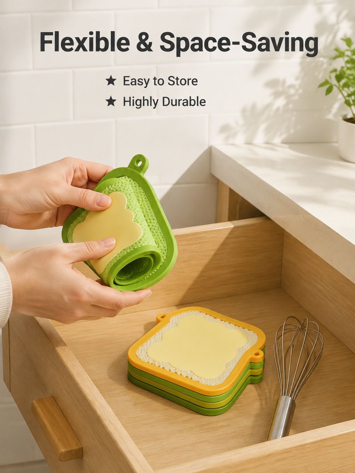 Toast Silicone Heat Insulation Mat 3-in-1 Bowl and Plate Mat