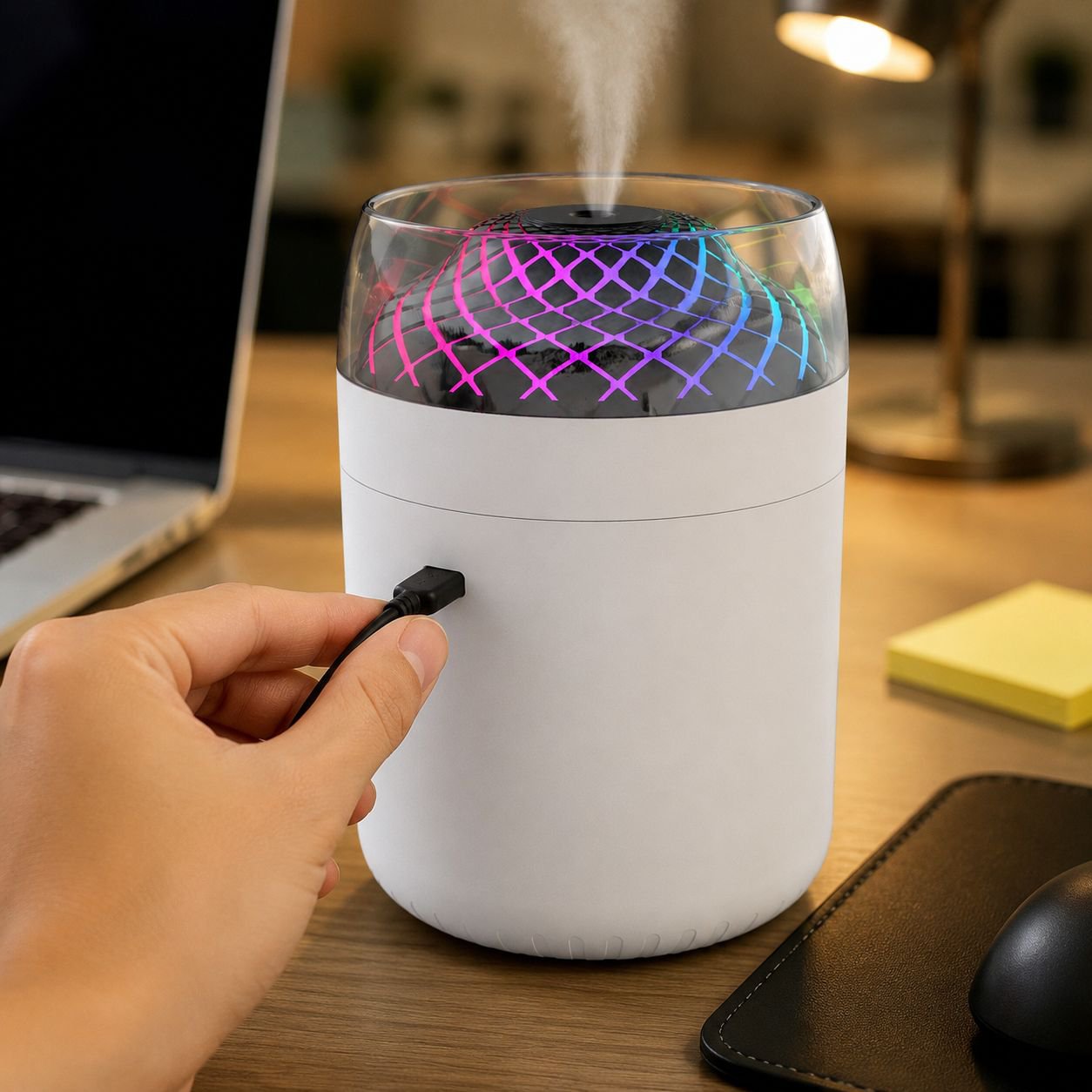 new mini humidifier with sterilization feature