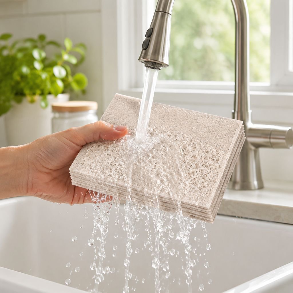 Easy to Clean Eco-Friendly Loofah Dishcloth