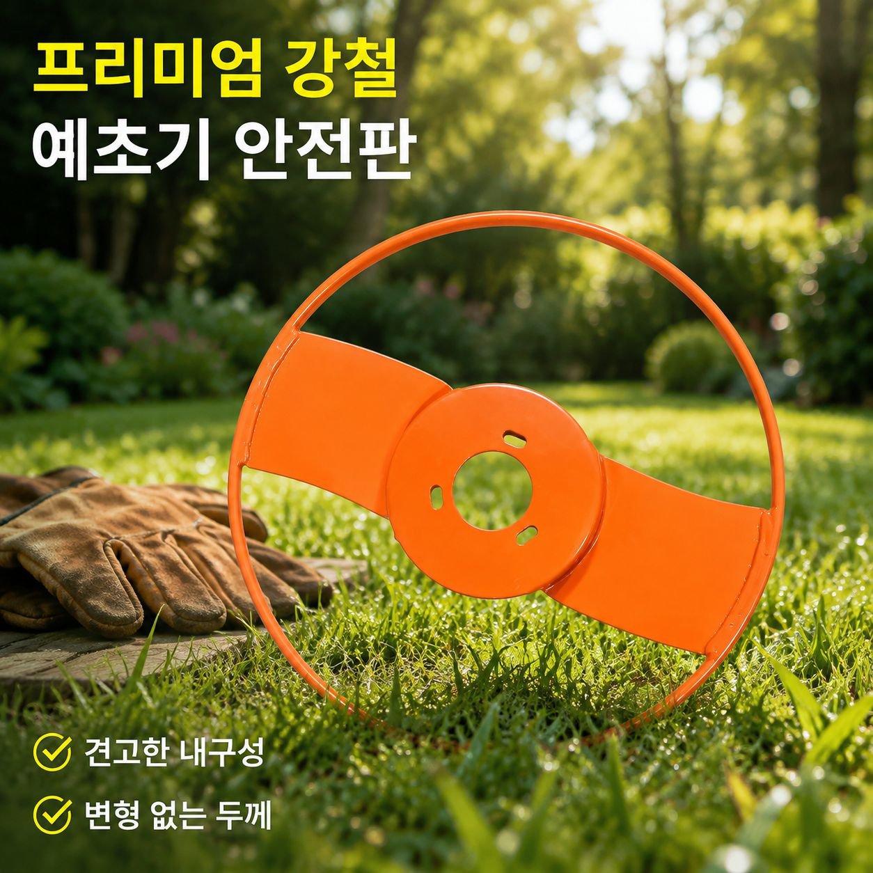 잔디 보호기 전용 예초기 칼날 보호판