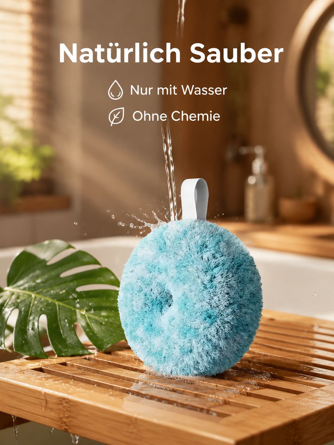 Effizienter antibakterieller Reinigungsball für das Badezimmer