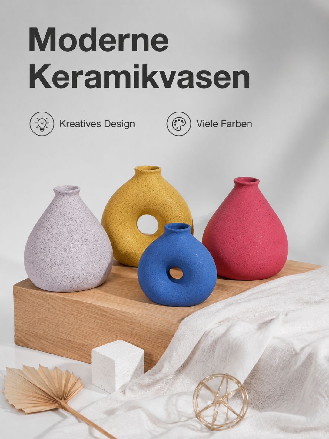 Transparente Keramikflasche mit Fassungsvermögen für Wasser