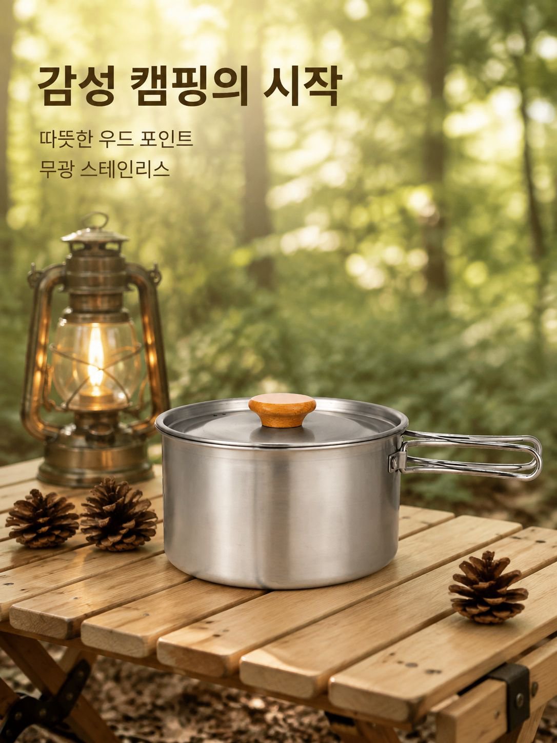 야외 캠핑 냄비