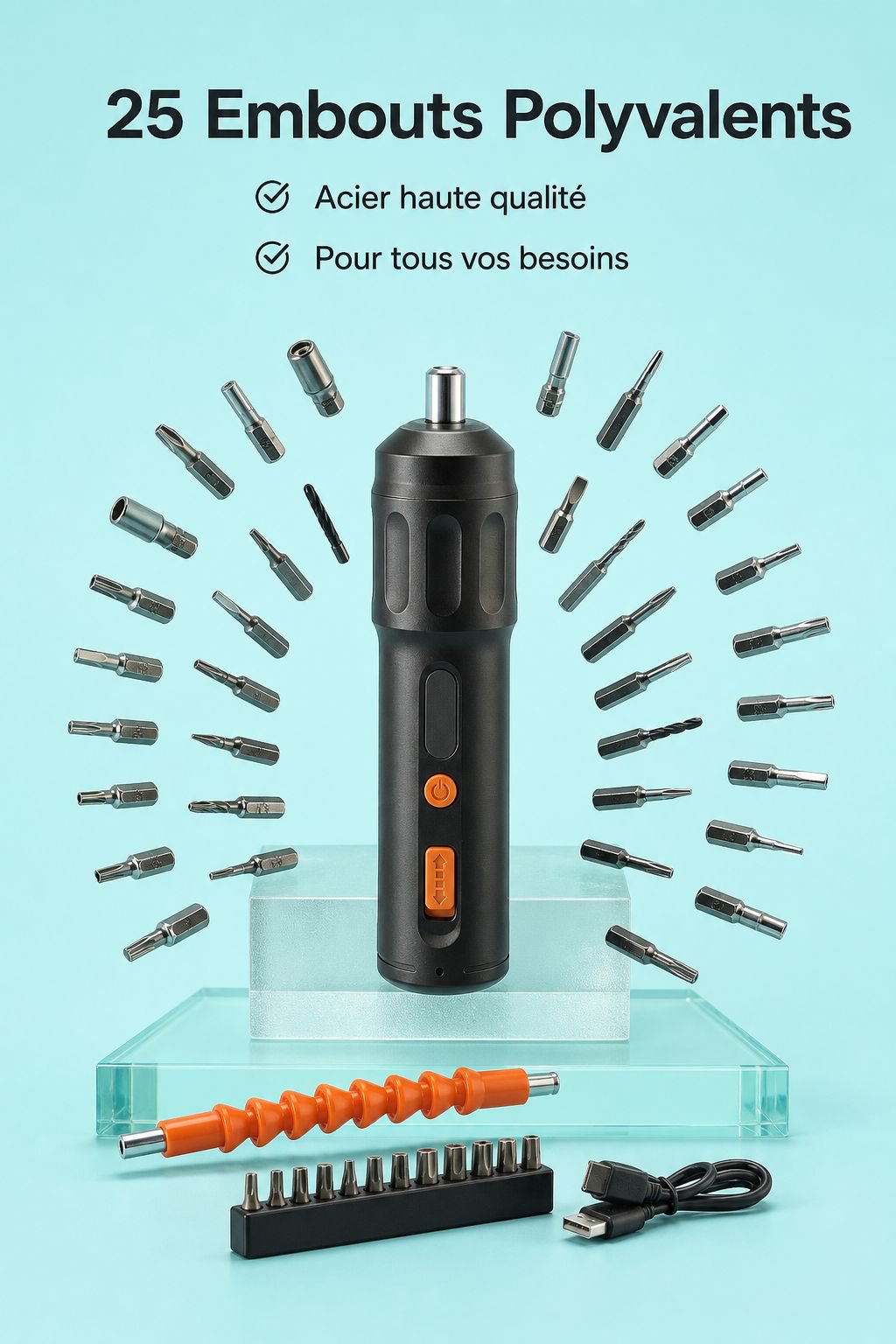 Tournevis électrique multifonction pour réparation