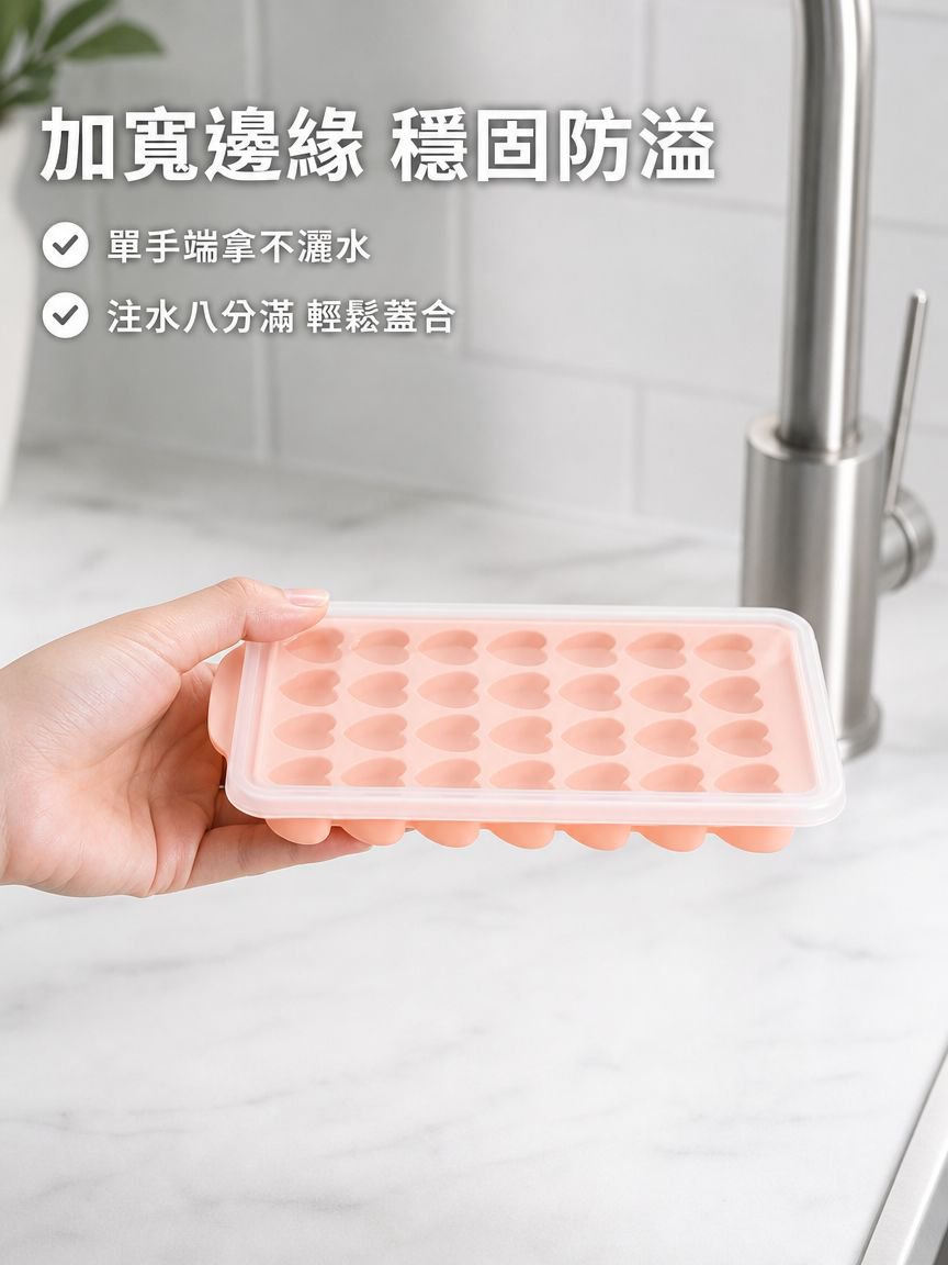 心型矽膠製冰盒