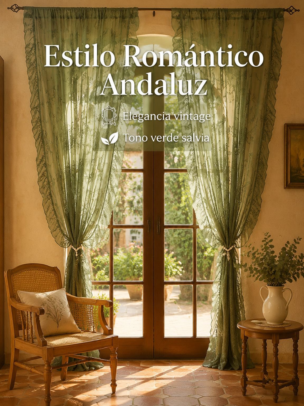 Cortinas semiopacas para sala de estar