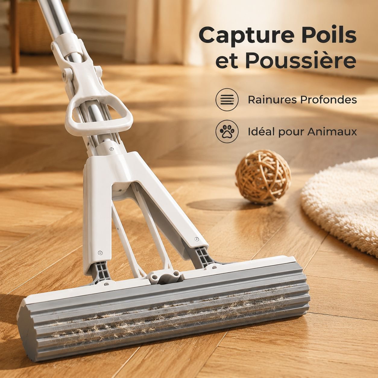 Serpillière éponge pliable