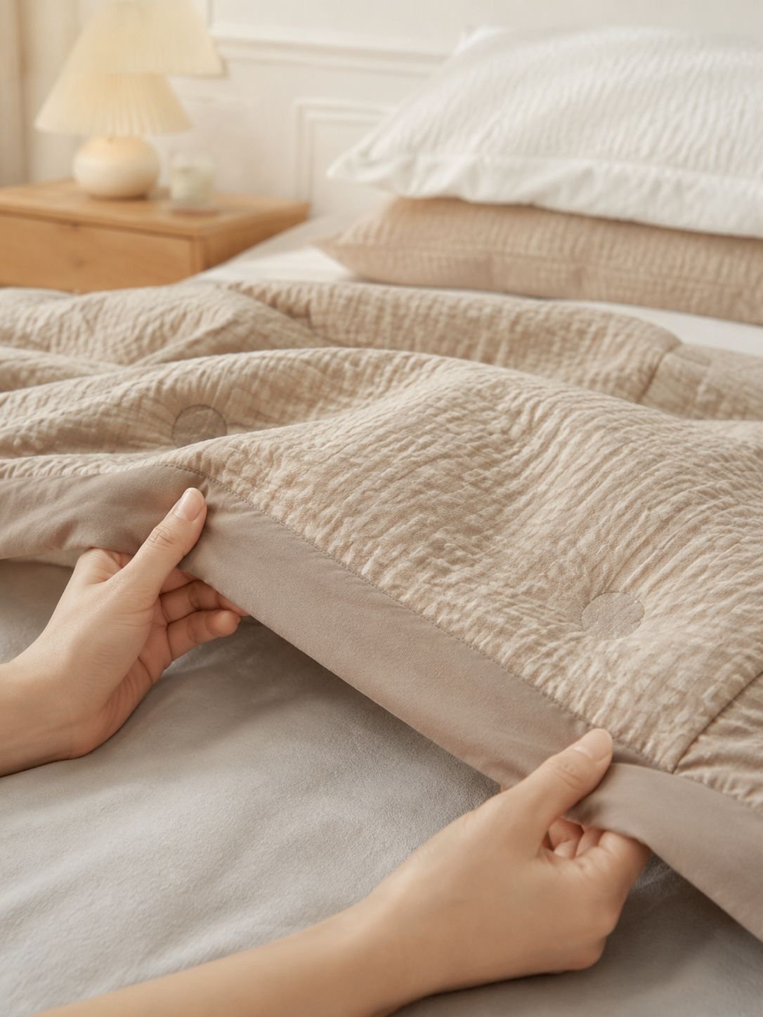 Couette fraîche et confortable pour nuits estivales