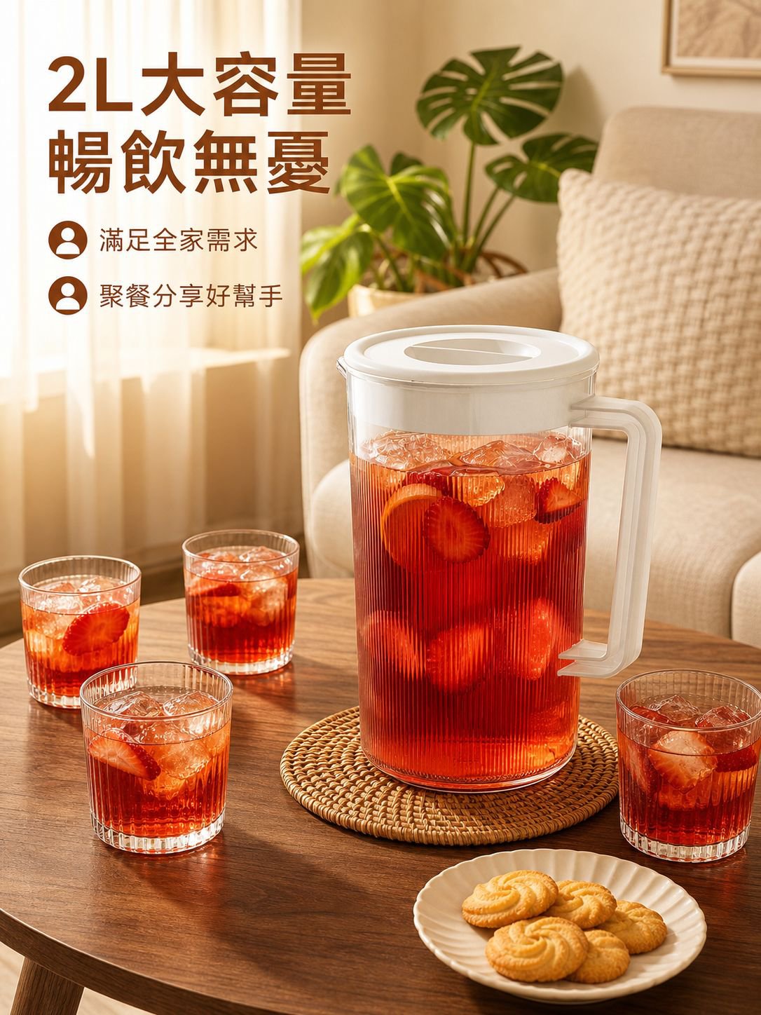大容量耐熱冷水壺家用果汁桶