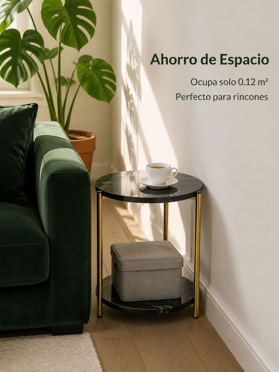 Sala de estar contemporánea con muebles minimalistas