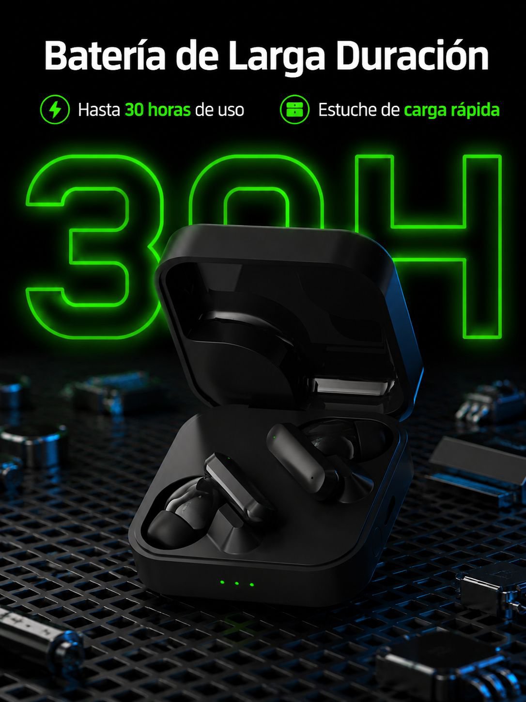 Auriculares inalámbricos de alta calidad con cancelación de ruido