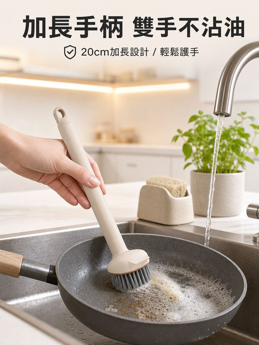二合一旋轉鍋刷