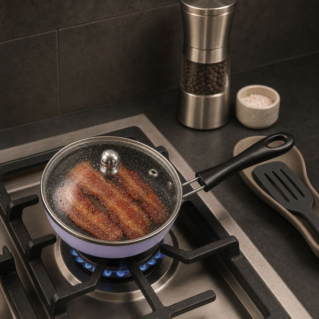 Mini non-stick pan with oil pouring hot oil small pan fried egg dumplings artifact fried egg pan sma