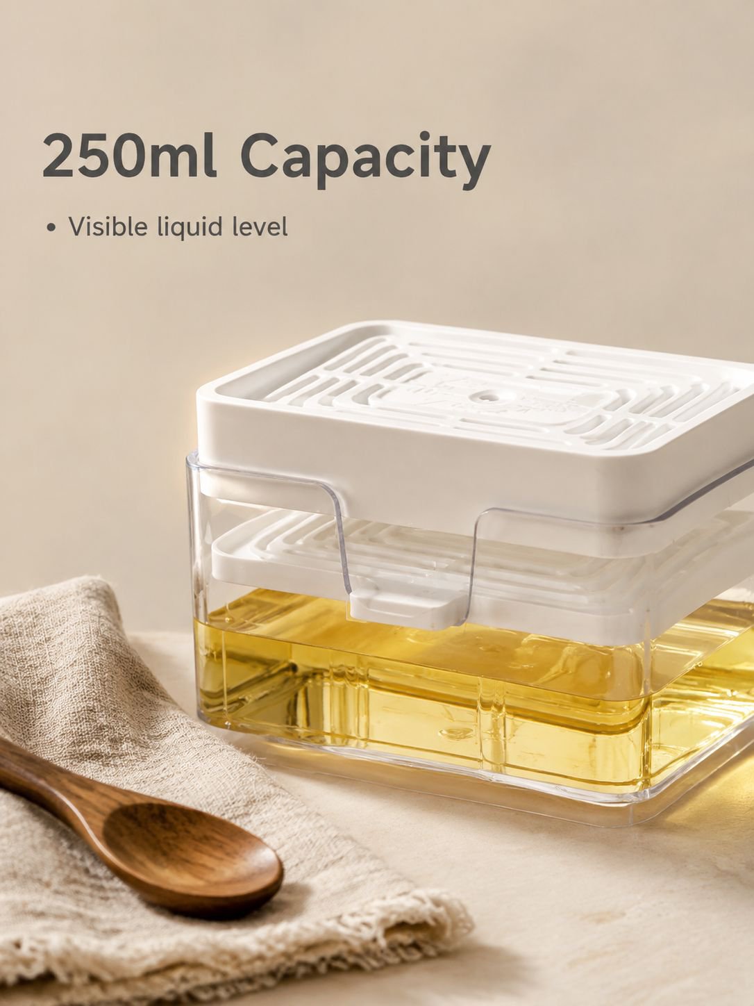 Press-and-Clean Soap Dispenser Brush