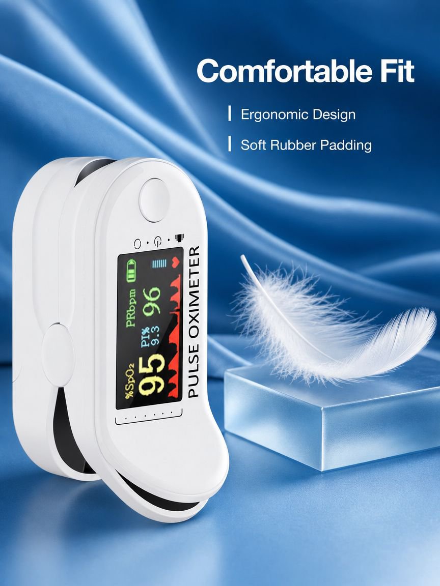Portable Fingertip Blood Oxygen Monitor