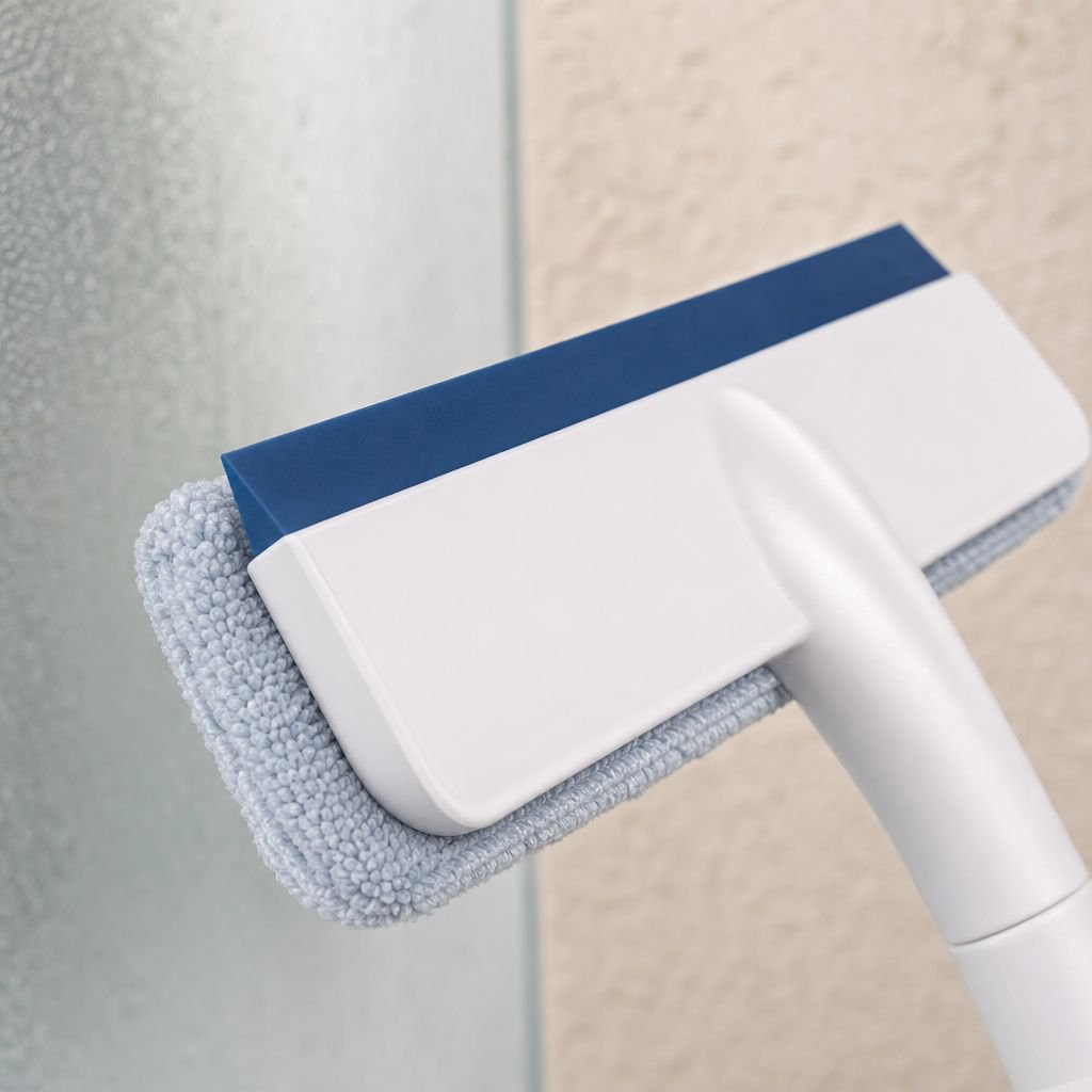 Erweiterter Glaswischer mit Wasserspray und doppelseitiger Reinigung