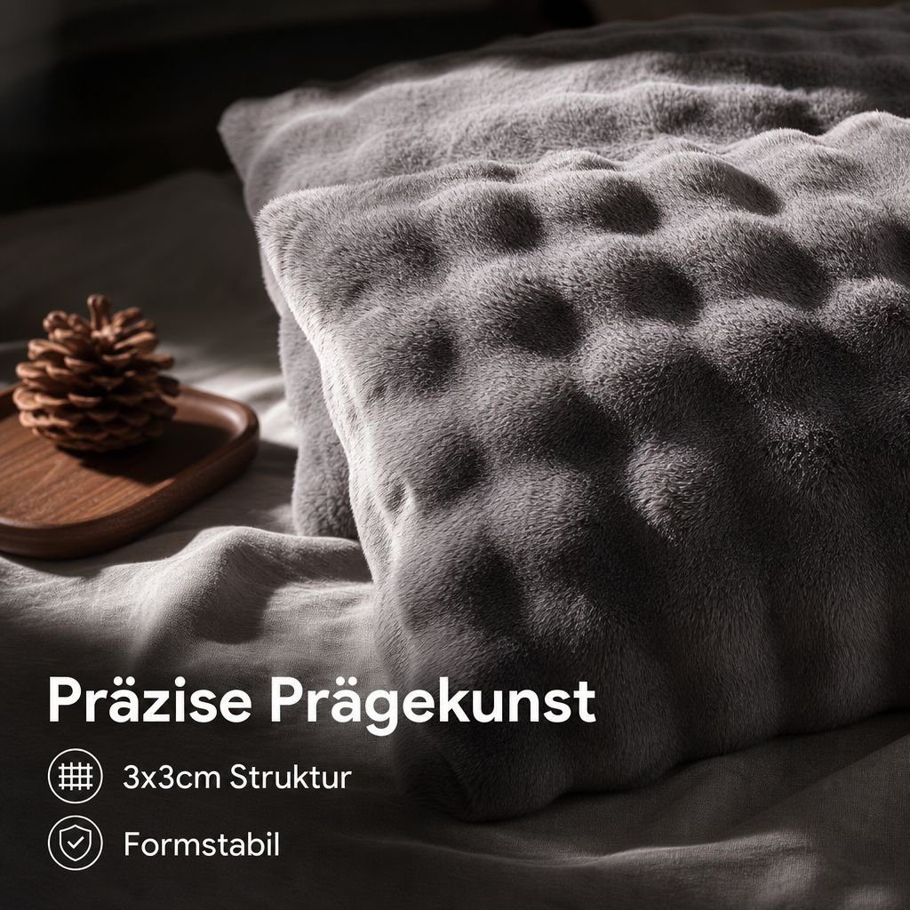 Plüsch Feuchtigkeitsabsorbierender Kissenbezug