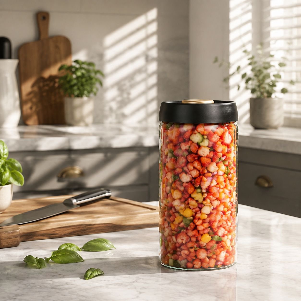 Sealed Glass Storage Container