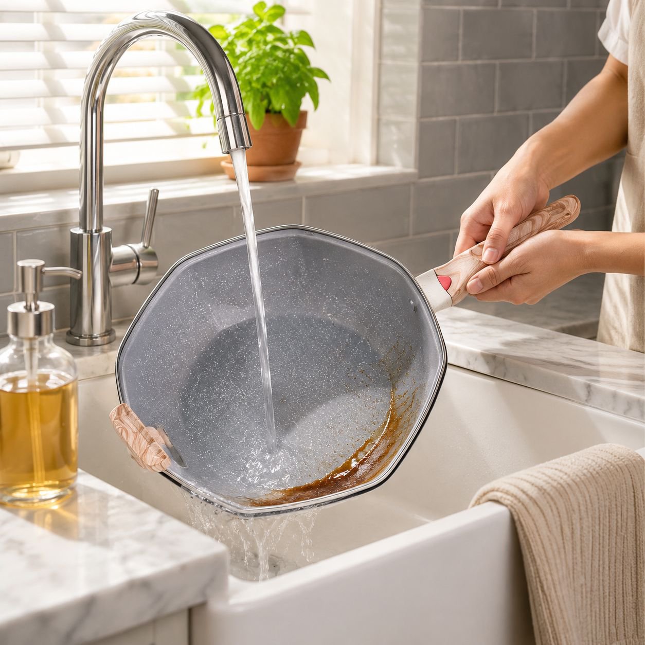 Innovative Octagonal Non-Stick Pan, Even Heating
