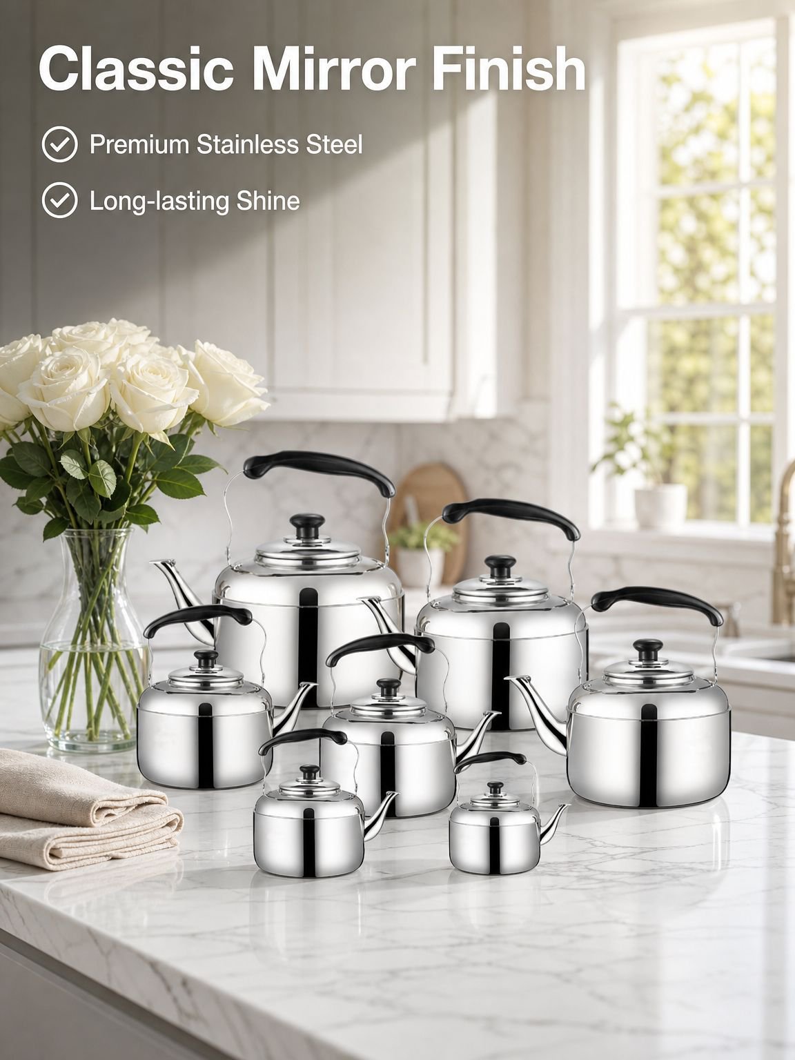 Stainless Steel Large Capacity Water Bottle