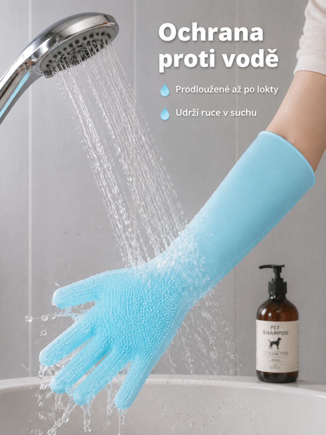 Sada nástrojů pro koupání a péči o domácí mazlíčky