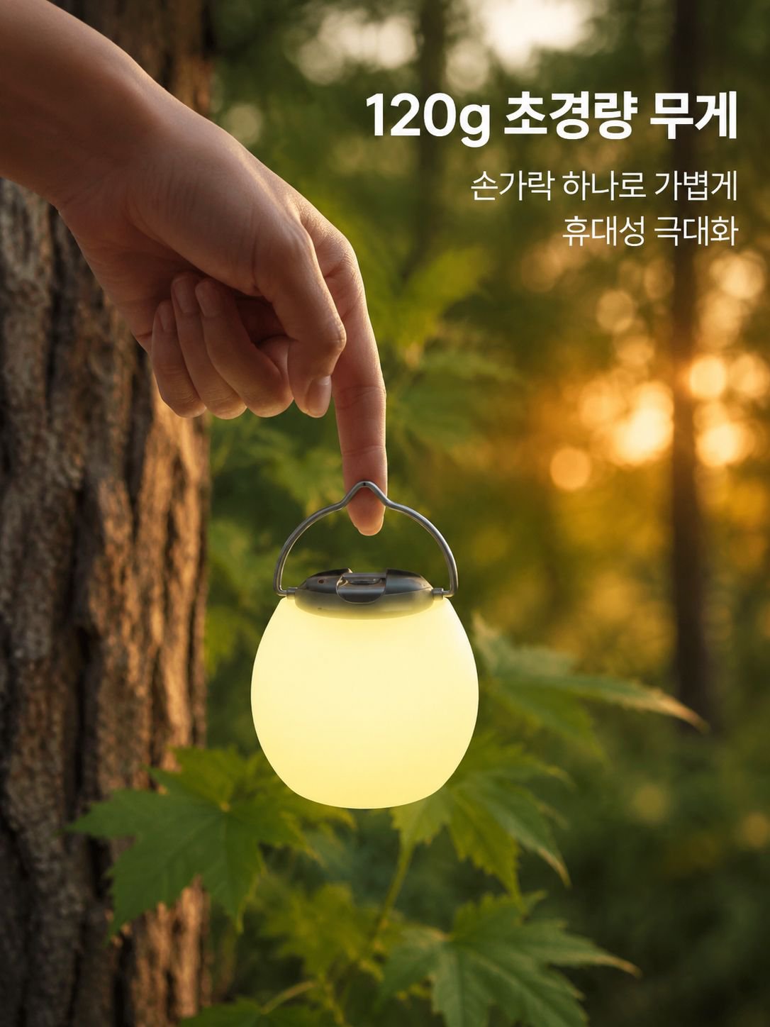 야외 휴대용 충전 랜턴