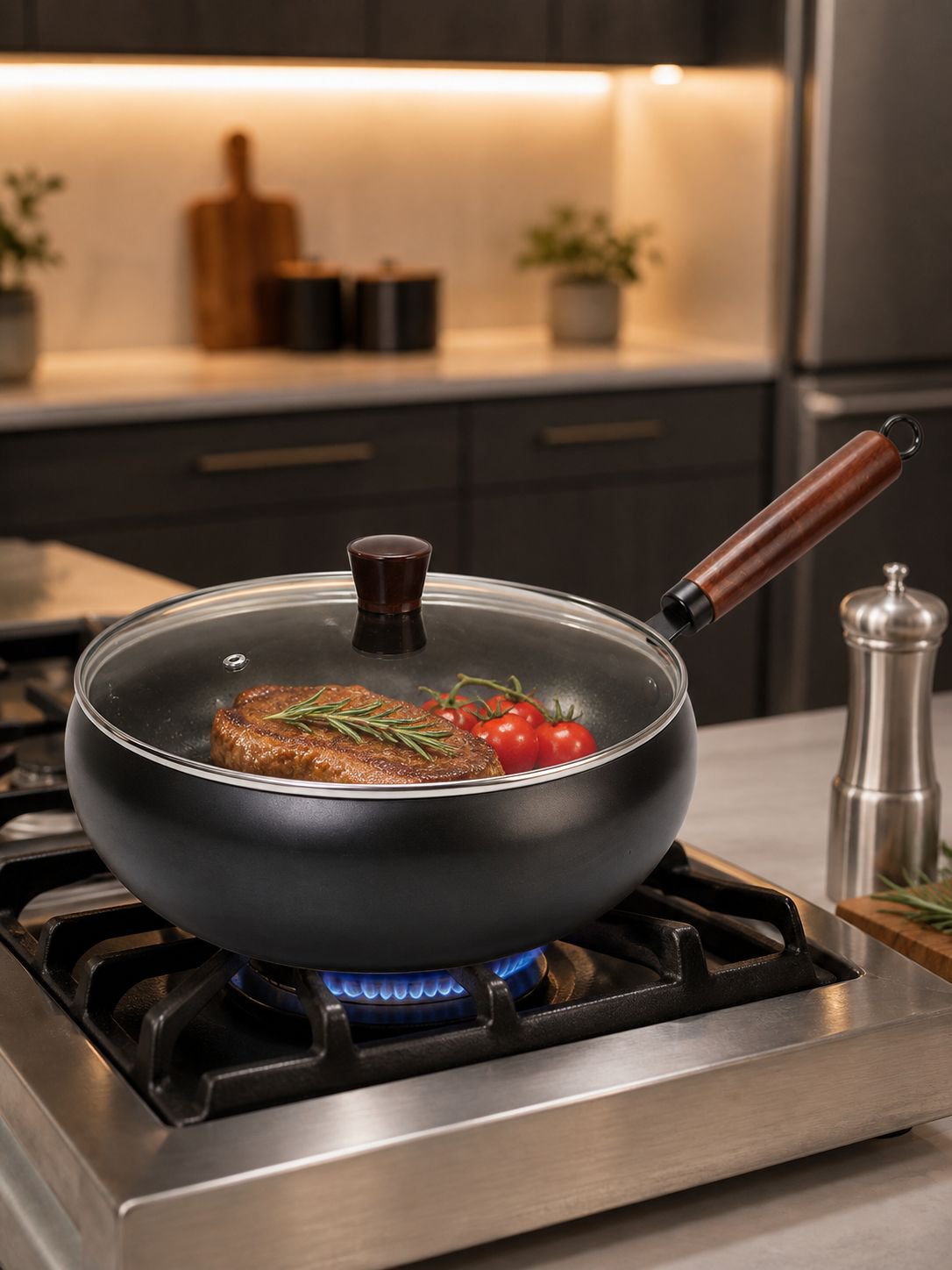 High-quality nonstick frying pan for home chefs